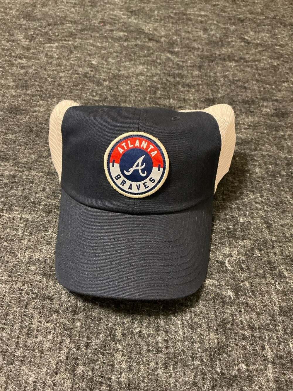 Atlanta Braves Fanatics Snap Back Hat Mens Navy Blue New Not Tags